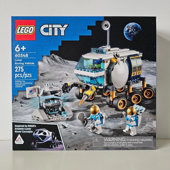 NIB LEGO 60348 CITY Lunar Roving Vehicle 275pcs FACTORY SEALED! RETIRED! - Picture 1 of 6